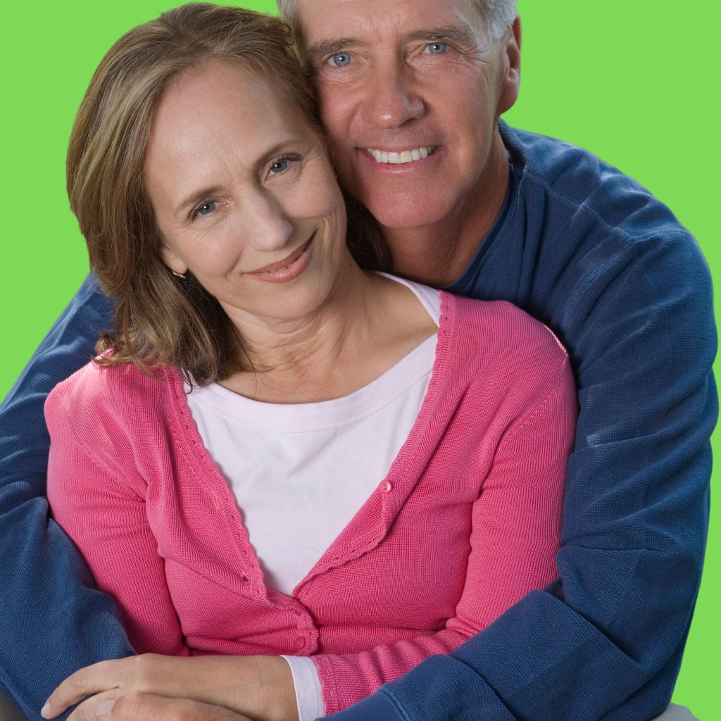 An image of a couple that's happily in love after implementing erectile dysfunction by age treatment options