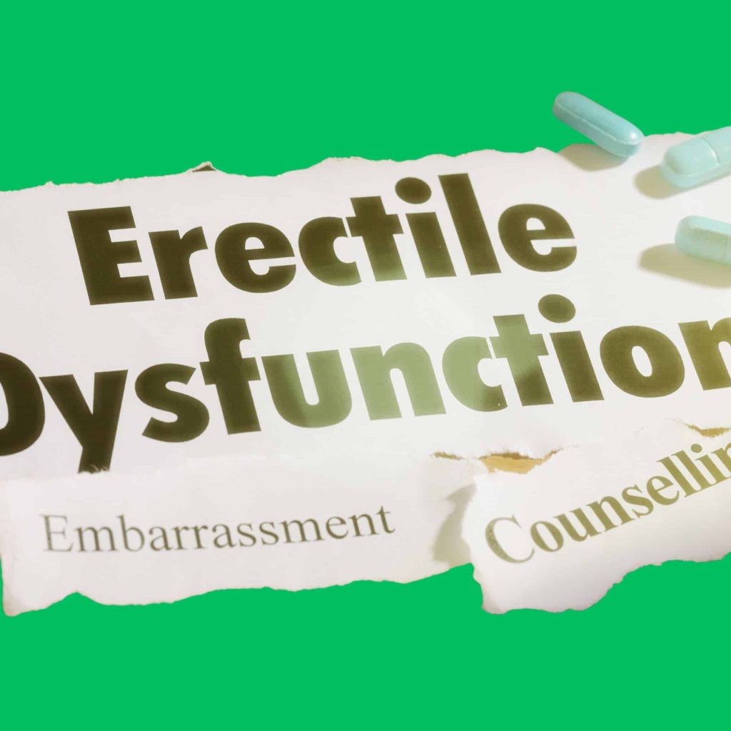 Some causes of erectile dysfunction are temporary and may not require treatment